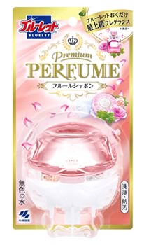 小林製薬　ブルーレット　プレミアムパフューム　Premium PERFUME　フルールシャボン　(70mL)　トイレ用　消臭・芳香洗浄剤