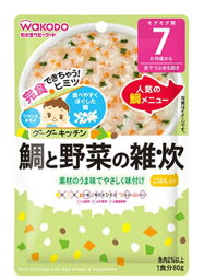 和光堂 ベビーフード グーグーキッチン 鯛と野菜の雑炊 (80g) 7か月頃から 離乳食　※軽減税率対象商品