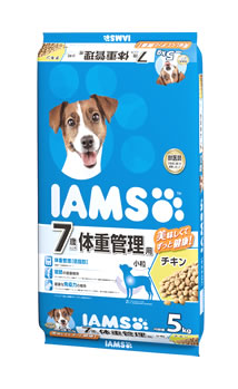 Rakuten - マースジャパン アイムス 7歳以上用 体重管理用 チキン 小粒 (5kg) ドッグフード 総合栄養食