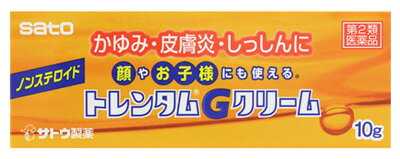 【第2類医薬品】佐藤製薬 トレンタムGクリーム (10g) ノンステロイド かゆみ 皮膚炎 湿疹　【セルフメ..