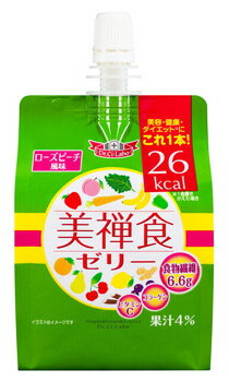 ドクターシーラボ 美禅食ゼリー ローズピーチ風味 (200g) びぜんしょく おきかえダイエット ゼリー飲料..