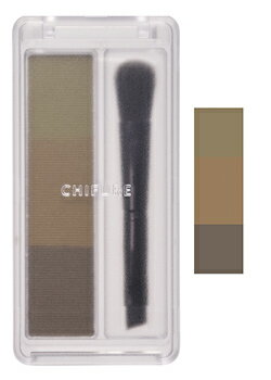 ちふれ化粧品 アイブロー パウダー GR30 グリーン系ブラウン (1個:3色入) CHIFURE