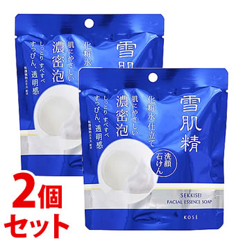 《セット販売》 コーセー 雪肌精 化粧水仕立て 石けん (100g)×2個セット 洗顔石鹸 SEKKISEI