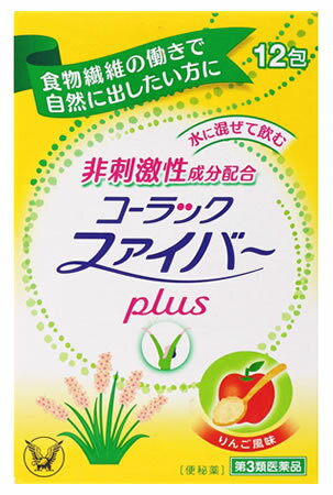 【第3類医薬品】大正製薬 コーラックファイバー plus (1.75g×12包) 便秘薬