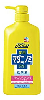 アースペット ジョイペット 薬用マダニとノミとりシャンプー アロマブロッサム ポンプ (600mL) ペット用シャンプー　【動物用医薬部外品】