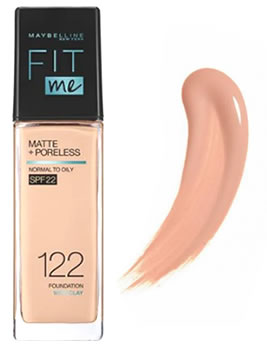 メイベリン フィットミー リキッド ファンデーション R 122 標準的な肌色 (30mL) SPF22(4.0)