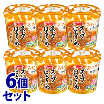 《セット販売》　エースコック スープはるさめ 担担味 (31g)×6個セット 春雨 カップスープ　※軽減税率対象商品 1