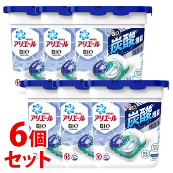 《セット販売》　P&G アリエール バイオサイエンスジェルボール 4D 本体 (12個)×6個セット 洗濯洗剤　【P＆G】
