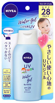 花王 ニベアUV ウォータージェルこども用 SPF28 PA++ (120g) 日焼け止め 顔・からだ用