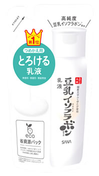 ノエビア サナ なめらか本舗 乳液 NC つめかえ用 (130mL) 詰め替え用 保湿乳液 保湿ミルク 豆乳イソフラボン