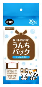 ペットライブラリー イヌネコネル 取っ手の付いたうんちパック (30枚) 犬用 猫用 エチケット袋