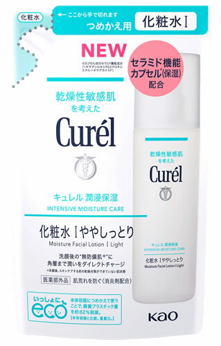 花王 キュレル 潤浸保湿 化粧水 I 1 ややしっとり つめかえ用 (130mL) 詰め替え用 敏感肌用化粧水 curel　【医薬部外品】