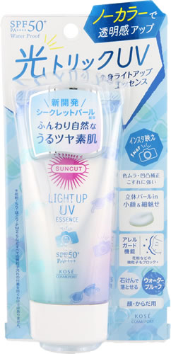 コーセーコスメポート サンカット ライトアップUV エッセンス SPF50+ PA++++ (80g) 日焼け止め 顔・からだ用
