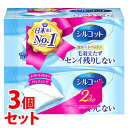 《セット販売》 ユニチャーム シルコット なめらかコットン (82枚×2個)×3個セット コットン