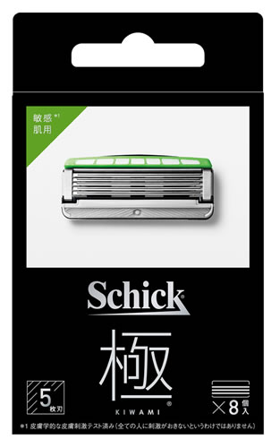 シック 極 敏感肌 替刃 (8個) 5枚刃 カミソリ 髭剃り キワミ Schick シック 極 敏感肌 替刃 (8個) 5枚刃 カミソリ 髭剃り キワミ Schick