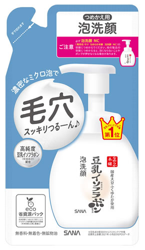 NOEVIR - ノエビア サナ なめらか本舗 泡洗顔 NC つめかえ用 (180mL) 詰め替え用 洗顔料 洗顔フォーム