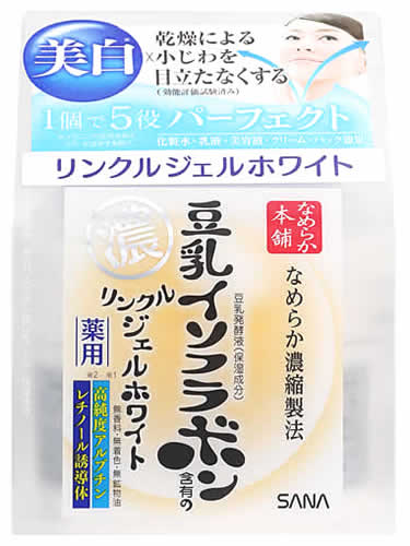 ノエビア サナ なめらか本舗 薬用 リンクルジェルホワイト (100g) 美白美容液 美白ジェル　【医薬部外品】