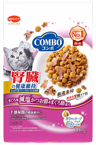 Mature Cat - 日本ペットフード コンボ キャット 腎臓の健康維持 (120g×5袋) キャットフード ドライ