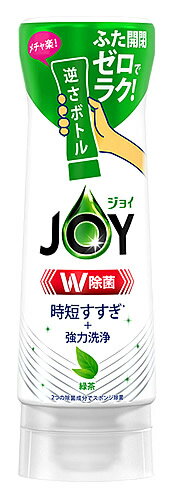 P&G 除菌ジョイ コンパクト 緑茶の香り 逆さボトル (290mL) 台所用洗剤 食器用洗剤　【P＆G】