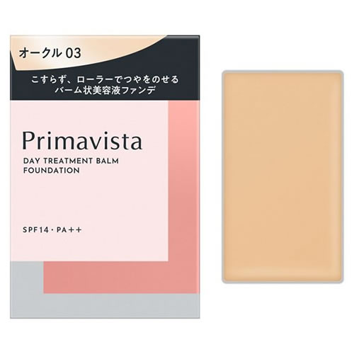 花王 プリマヴィスタ デイトリートメントバーム ローラータイプ オークル03 レフィル (10g) SPF14 PA++ ファンデーション 1