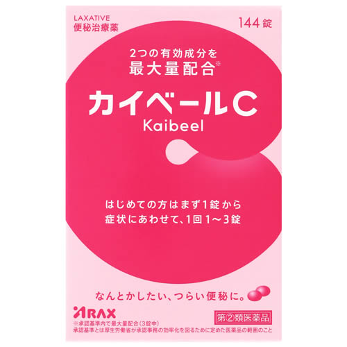 【第(2)類医薬品】アラクス カイベールC (144錠) 便秘治療薬