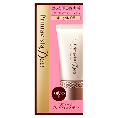 花王 プリマヴィスタ ディア ぱっと明るさ実感 リキッドファンデーションUV オークル05 (30g) SPF25 PA+++ Primavista Dea