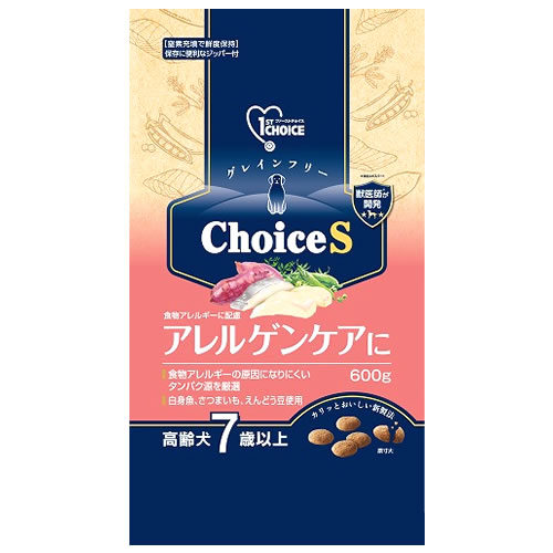 1ST CHOICE - アースペット ファーストチョイス ChoiceS アレルゲンケアに 高齢犬7歳以上 (600g) ドッグフード ドライ