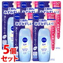 《セット販売》 花王 ニベアUV ウォータージェルEX (80g)×5個セット SPF50+ PA++++ 顔・からだ用 日やけ止めジェル 【送料無料】 【smtb-s】