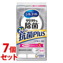 《セット販売》 ユニチャーム シルコット 99.99% 除菌ウェットティッシュ 抗菌Plus つめかえ用 (34枚×3コ)×7個セット 防災 【送料無料】 【smtb-s】(3)