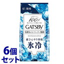 《セット販売》　マンダム GATSBY ギャツビー フェイシャルペーパー アイスタイプ 徳用タイプ (42枚)×6個セット 男性用 洗顔シート