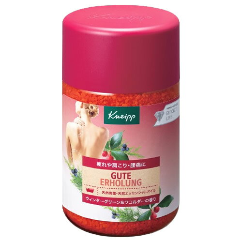 ドイツ製バスソルト KNEIPP クナイプ グーテエアホールング バスソルト ウィンターグリーン＆ワコルダーの香り (850g) 入浴剤