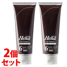 《セット販売》　三宝 テンスター ヘナ カラートリートメント ダークブラウン (250g)×2個セット ヘナトリートメント