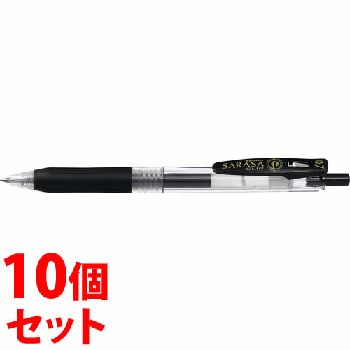 リニューアルに伴いパッケージ・内容等予告なく変更する場合がございます。予めご了承ください。 商品名称 《セット販売》　サラサクリップ　0.7　黒 内容量 1本(サイズ：軸径11.0×全長141.0mm)×10個セット 特徴 ◆さらさらとした書き味と、鮮やかな発色が特長のノック式ジェルボールペンです。 ◆バインダークリップを採用。 ◆多くのインク色を揃え、使う人の個性やそのときの気持ちを豊かに表現することができます。 ◆耐水性、耐光性に優れているため、公式文書にも使用できます。水性顔料 区分 文房具・文具/ボールペン ご注意 ◆本品記載の使用法・使用上の注意をよくお読みの上ご使用下さい。 販売元 ゼブラ株式会社　東京都新宿区東五軒町2-9 お客様相談室：0120-555335 広告文責 株式会社ツルハグループマーチャンダイジングカスタマーセンター　047-409-4023 JANコード：4901681143214