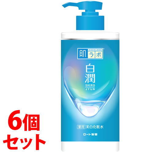 《セット販売》 ロート製薬 肌ラボ 白潤 薬用 美白化粧水 大容量 ポンプ (400mL)×6個セット 【医薬部外品】 【送料無料】 【smtb-s】