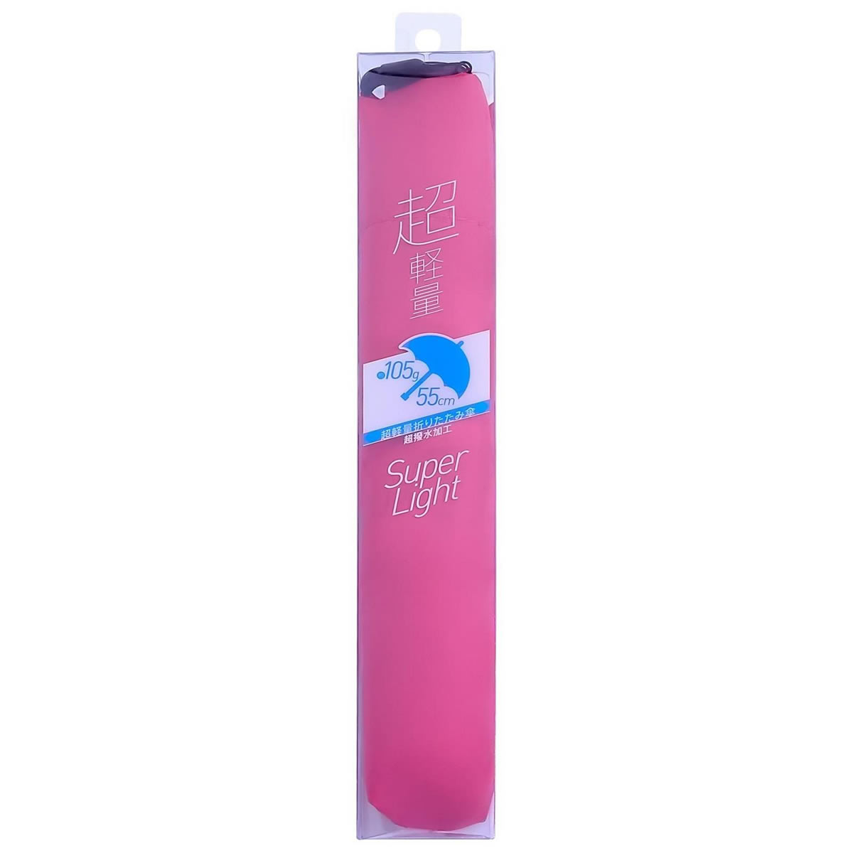 PALTAC 超軽量 折りたたみ傘 ローズピンク 55cm (1個) 折畳傘 パルタック