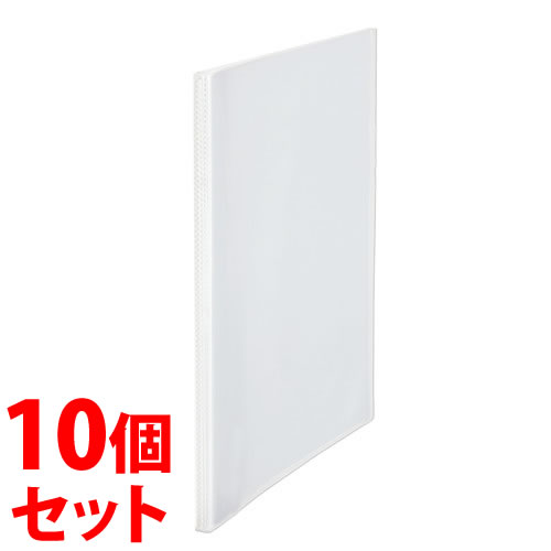 乐天商城 - 《セット販売》　プラス シンプルクリアーファイル A4 20ポケット FC-220SC クリアー (1冊)×10個セット ポケットファイル PLUS