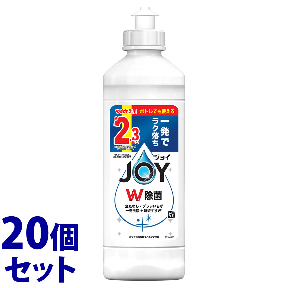 《セット販売》　P&G 除菌ジョイ コンパクト キャップ付き つめかえ用 (300mL)×20個セット 詰め替え用 食器用洗剤　【P＆G】　【送料無料】　【smtb-s】