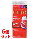 《セット販売》 ホーユー シエロ ヘアカラーEX クリーム 5P:ダークピュアブラウン (1個)×6個セット 白髪用ヘアカラー 【医薬部外品】