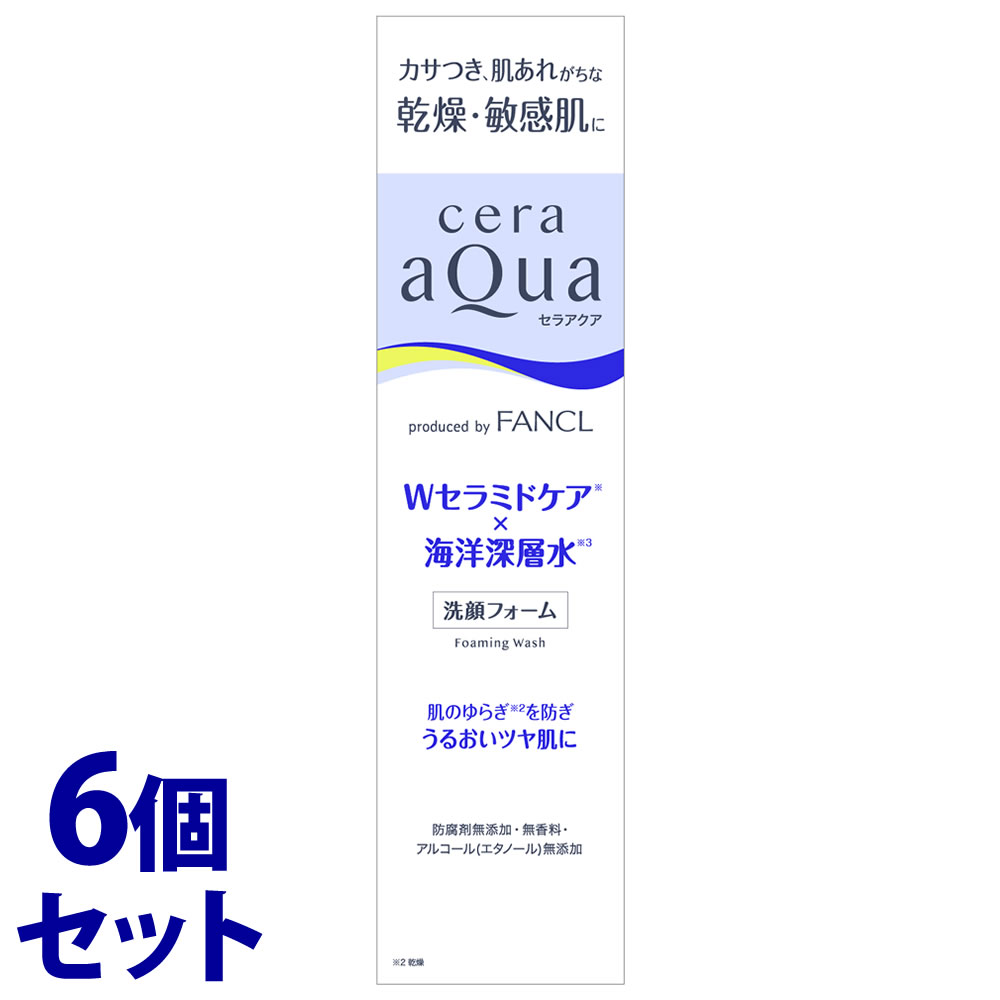 《セット販売》 セラアクア 洗顔フォーム (120g)×6個セット 洗顔料