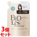 《セット販売》 コーセーコスメポート サロンスタイル ビオリス ピュアレタッチ ぺたふぅわ ヘアコンディショナー つめかえ用 (340mL)×3個セット 詰め替え用 BIOLISS
