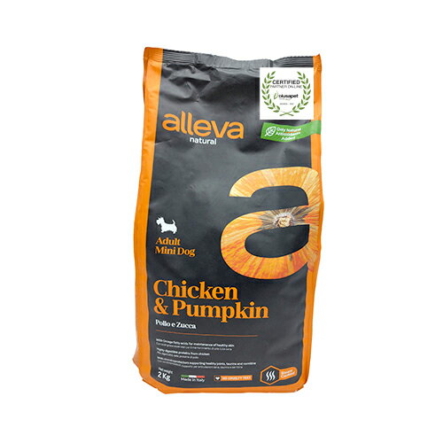 Rakuten - ディウサペット アレヴァ ナチュラル 成犬用チキン＆パンプキン (2kg) 犬用 ドッグフード
