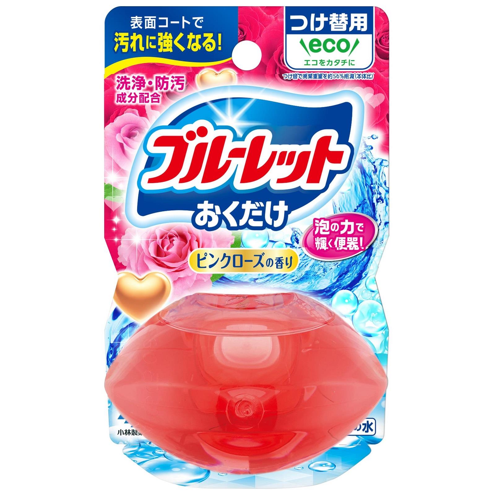 小林製薬 液体ブルーレット おくだけ つけかえ用 ピンクローズの香り (70mL) 付け替え用 トイレ用合成洗剤