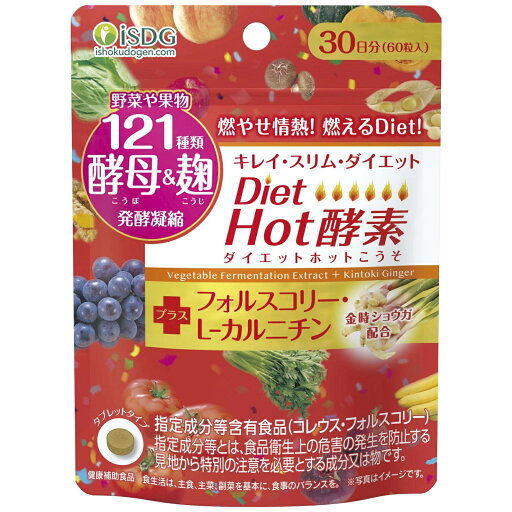 医食同源ドットコム isDG Diet Hot酵素 (60粒) ダイエット ホット こうそ フォルスコリー サプリメント ※軽減税率対象商品 医食同源ドットコム isDG Diet Hot酵素 (60粒) ダイエット ホット こうそ フォルスコリー サプリメント ※軽減税率対象商品