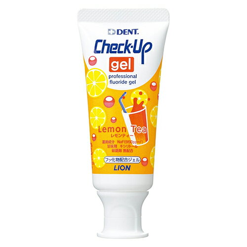 ライオン DENT チェックアップ ジェル レモンティー (60g) 薬用ハミガキ 【医薬部外品】 ライオン DENT チェックアップ ジェル レモンティー (60g) 薬用ハミガキ 【医薬部外品】