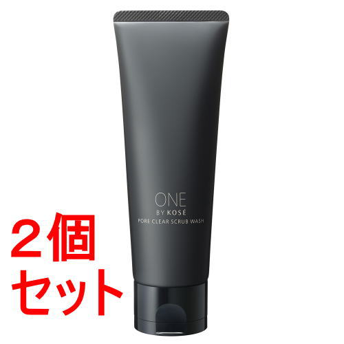 Beaute de Kose - 《セット販売》 コーセー ONE BY KOSE　ポアクリア　スクラブ　ウォッシュ×2セット　洗顔　毛穴　角質　角栓　ワンバイコーセー
