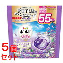 《セット販売》 P&G ボールド 洗濯洗剤 ジェルボール 4in1 心安らぐホワイトラベンダー&ジャスミンの香り 詰め替え メガジャンボ (55個)x5個セット 消臭 柔軟剤効果 ふんわり(3)