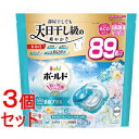 《セット販売》 P&G ボールド 洗濯洗剤 ジェルボール 4in1 爽やかおひさまとフレッシュサボンの香り 詰め替え テラジャンボ (89個)x3個セット 消臭...