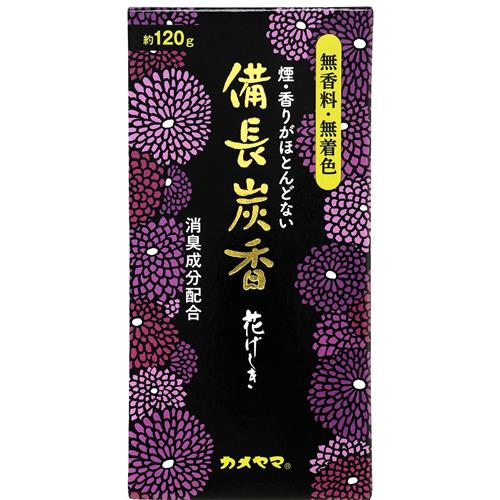 Rakuten - カメヤマ　花げしき　備長炭　(約120g)　お線香　煙・香りがほとんどないタイプ 防災 備蓄