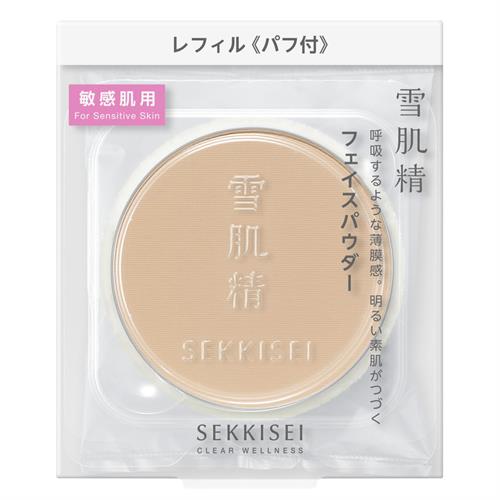 コーセー　雪肌精クリアウェルネス　エアリースキンヴェールフェイスパウダー（レフィル）(10g) 敏感肌..