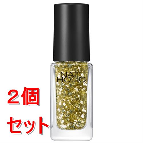 GOSEN - 《セット販売》 コーセー ネイルホリック　ラメフレークカラーズ　#042 (5mL)×2個セット　ラメ　速乾仕上げ